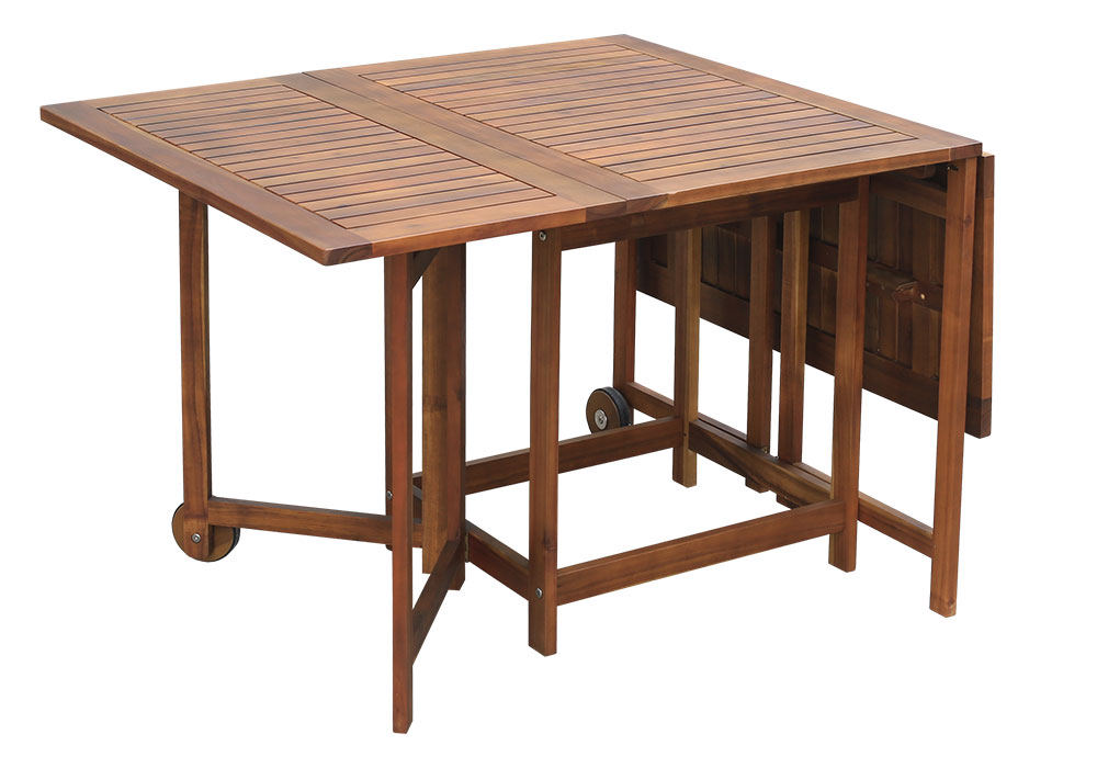 EAZY TABLE 150 x 90 x 74CM -KD  ( Leaf and legs folding )